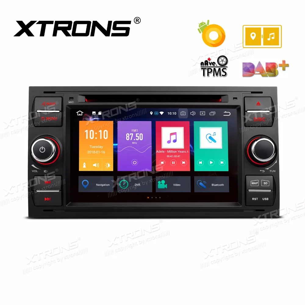 XTRONS 7 &quotAndroid 8 0 Восьмиядерный автомобильный стерео dvd плеер радио gps навигация для