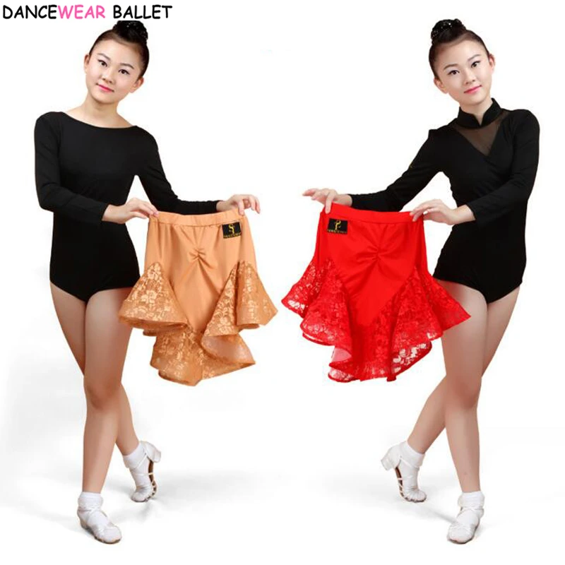 Gonna Danza Bambina Asimmetrica - Mussola Per Balletto, Salsa E Jazz - Taglie 6-14 Anni