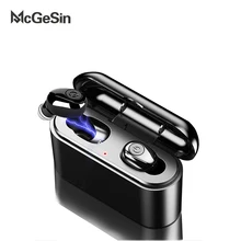 Bluetooth Беспроводной наушники Tws с V5.0 гарнитура Bluetooth с зарядным устройством в ухе спортивный наушник для телефона pk i7s i10