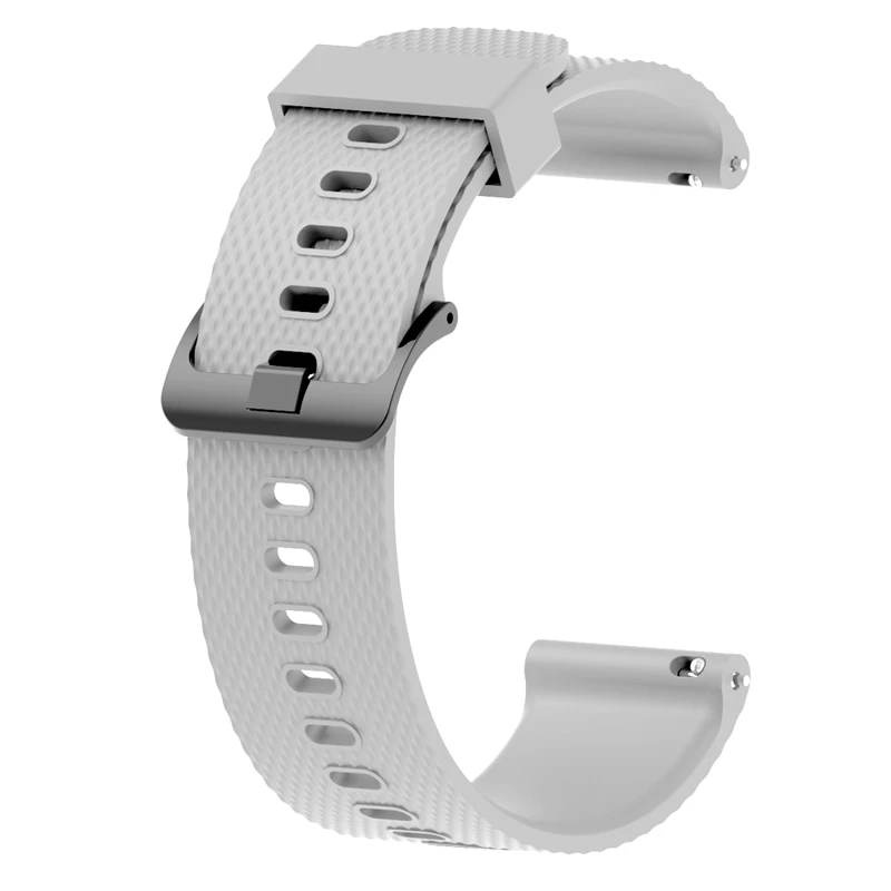 20 мм универсальный ремешок для Garmin Vivoactive 3 Ticwatch 2 силиконовые ремешки часов samsung gear