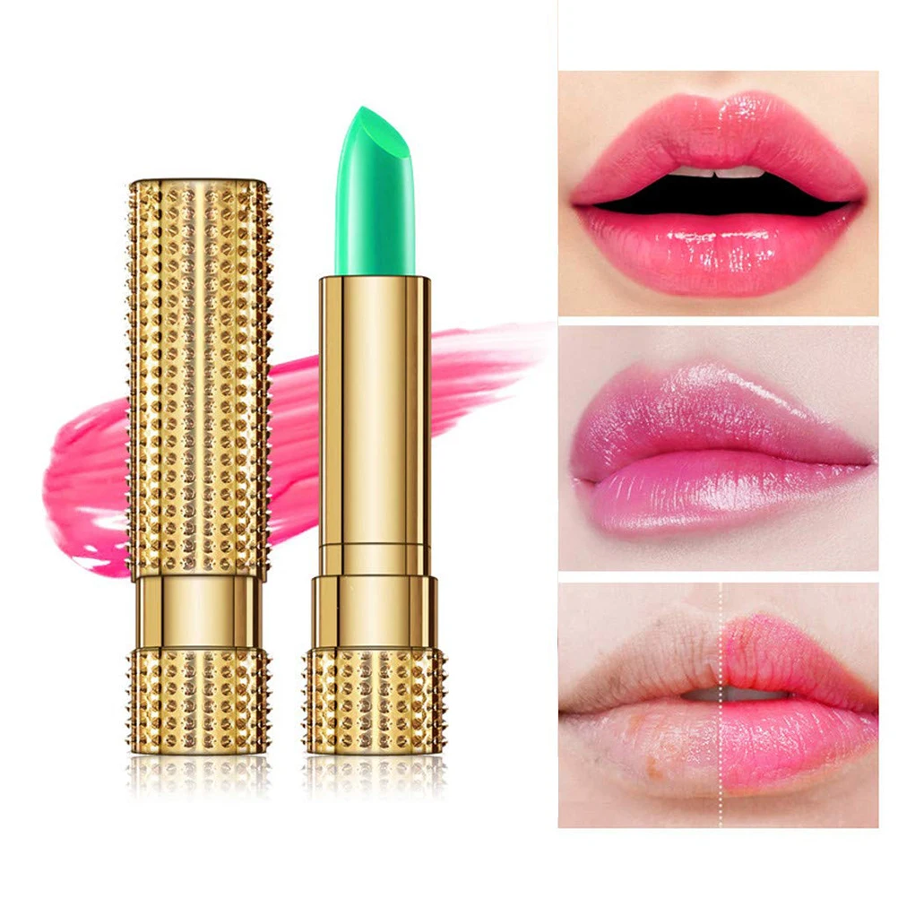 

Aloe Moisturizing Lipstick Magic Temperature Change Color Lipstick Moisturizing Not Easy Fading Makeup Lipstick Lipstick