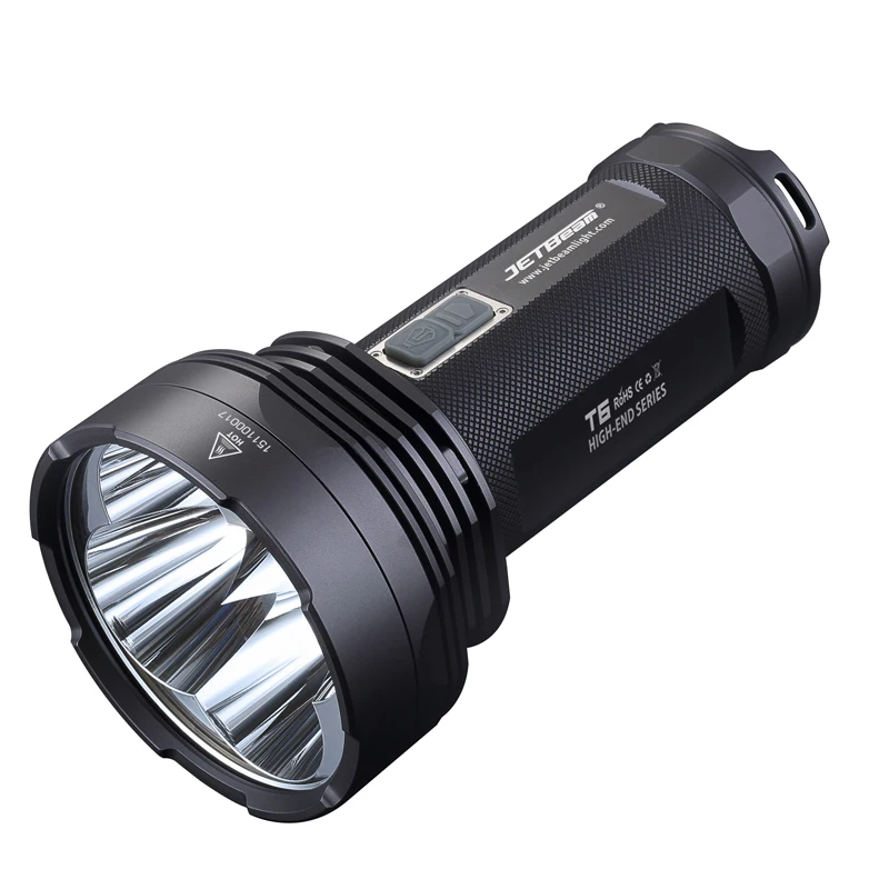 Походный светильник светодиодный вспышка JETbeam T6 4 * CREE XP L Max.4350 LM луч бросать 750 м +