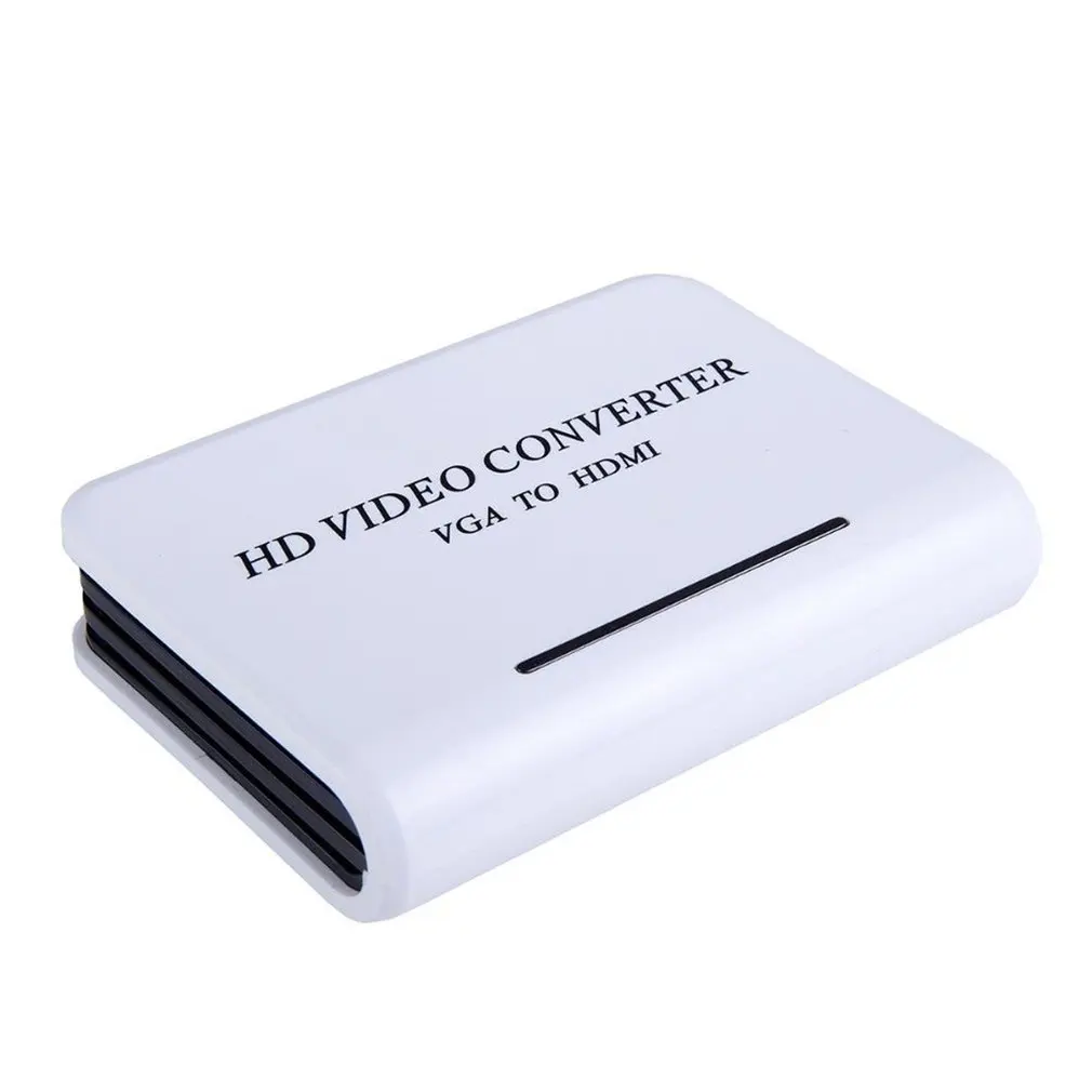 

Mini 1080P VGA to HDMI 1080P Full HD HDTV Video Converter Adapter Box for Laptop PC Audio to PC HDTV Converter