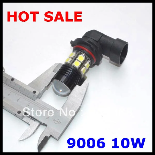 

NEW 9006 led lamp hb4 led smd Q5+ 12 SMD=10W Fog Light Car Led Bulb H4/H7/H8/H11/9005/9006/H16 Super White Fog Lamp