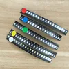 5 цветов X20 шт = 100 шт 1206 SMD светодиодный светильник посылка красный белый зеленый синий желтый 1206 светодиодный комплект бесплатная доставка ► Фото 3/6