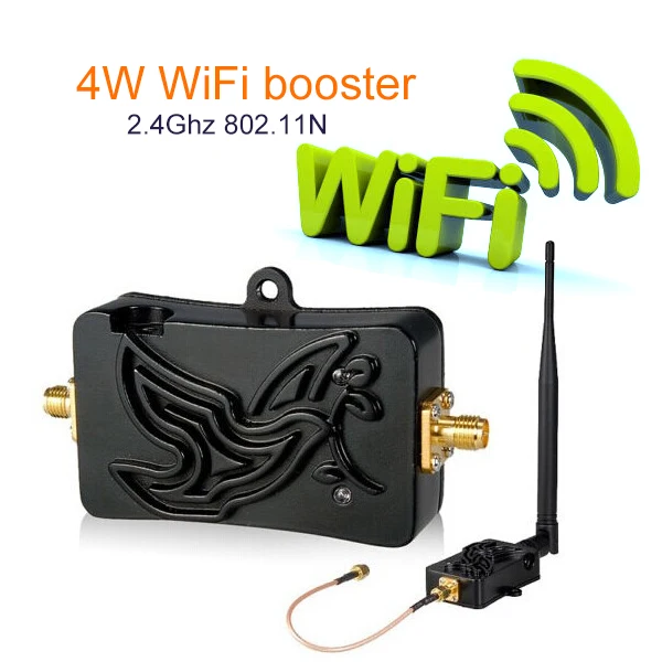 Netto intelligentie Vooruitgang 2.4Ghz 4W 802.11n/g/b Wifi Signal Booster Signal Amplifier WiFi Repeater Wireless  Wifi Power Booster Long Range|Wireless Routers| - AliExpress