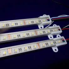 5050 SMD 4 в 1 RGBW жесткий светодиодный стержень; DC12V вход; 1 м в длину; 24 Вт; IP65 из водонепроницаемого материала