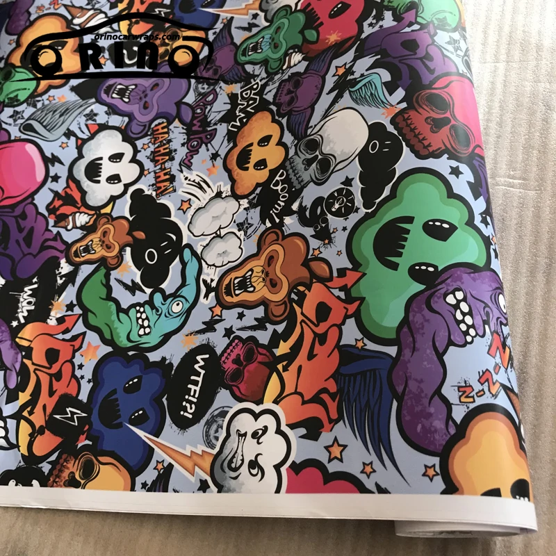 Animal Skull Sticker Bomb Vinyl-4