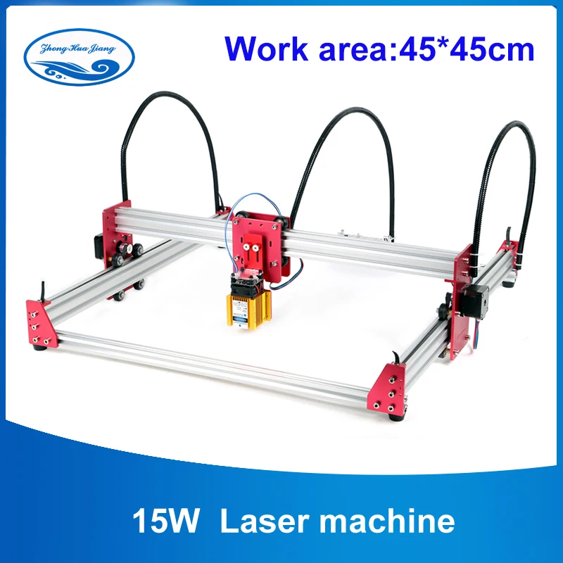 

15W DIY Laser Engraver Machine 45*45cm Engraving Machine 2Axis Wood Router Mini Marking Machine Advanced Toys