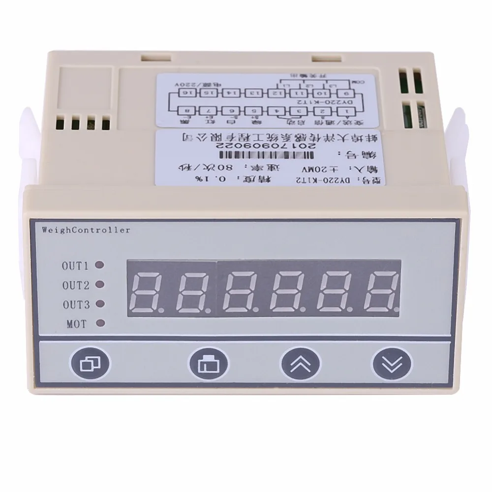 

220V High Precision Weighing Controller Weight Indicator 6-Digit LED Display