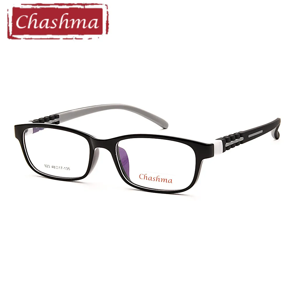 Брендовые детские очки Chashma для мальчиков и девочек 10 11 12 лет TR 90 с резиновой
