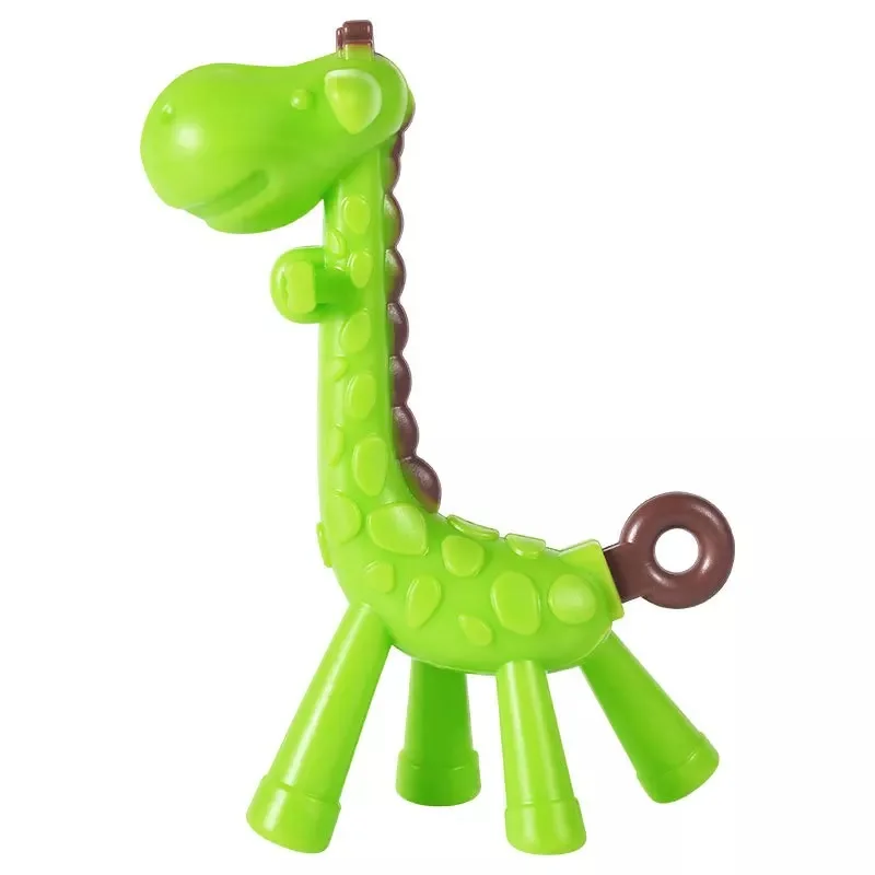 Гель детский Жираф гель для зубок Детские тренировки, чтобы кусать мягкую силиконовая игрушка зубная шлифовальная палочка