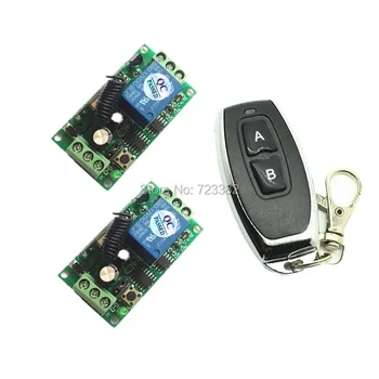 

New DC12V 1CH RF Wireless Remote Control Lighting Switch System 1 Transmitter 2 Receiver Smart Home Switch