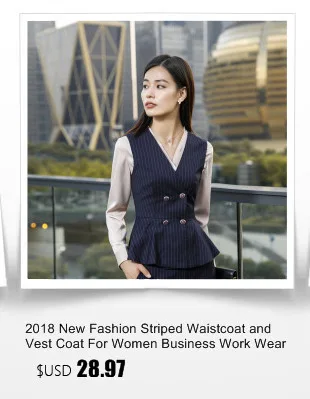 Формальная форма стили блейзеры для женщин Бизнес Рабочая одежда жилет пальто и жилет для дам Офис Женские топы одежда Blaser