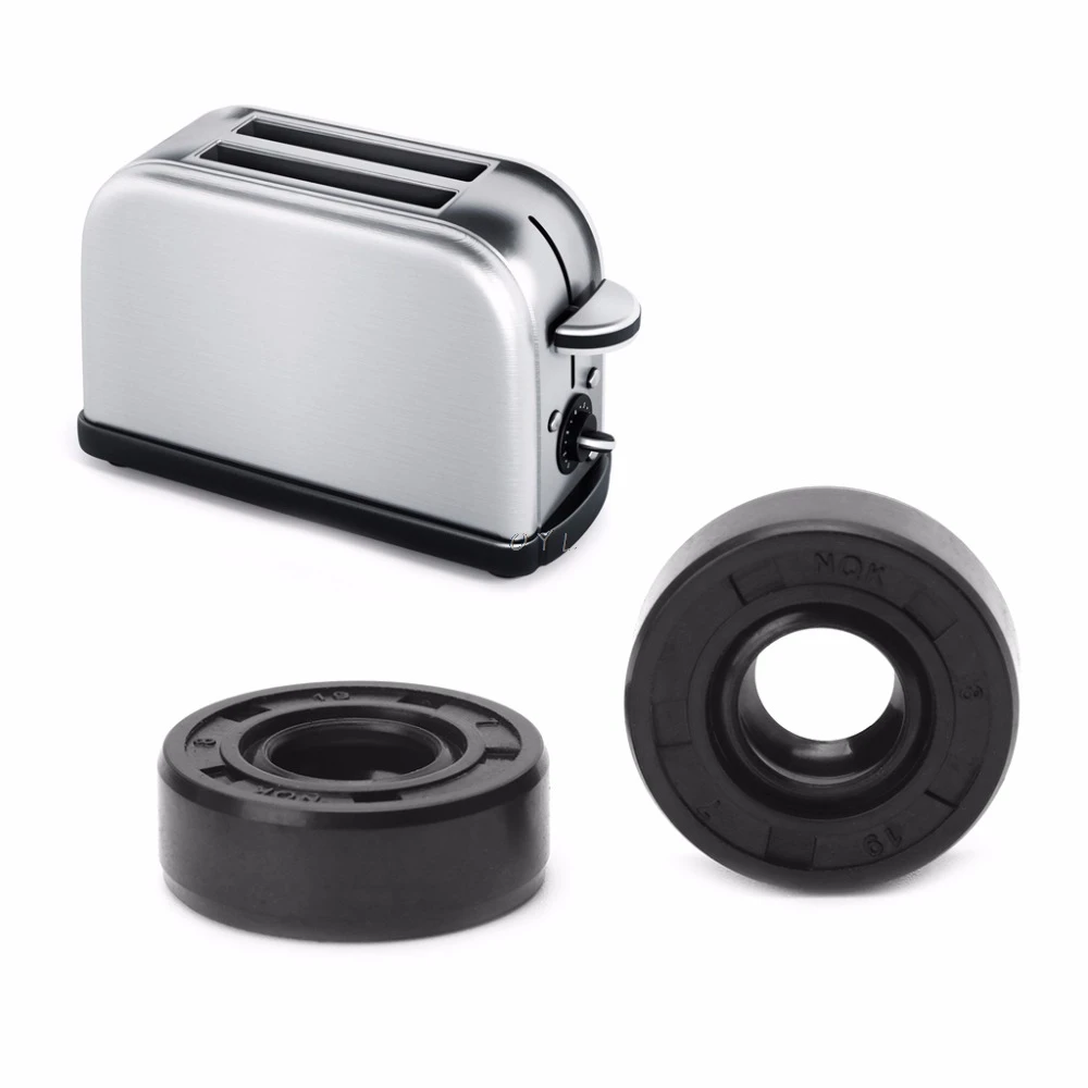 2pcs/set 8x19x7mm Wearable Breadmaker Sorbet Machine Blender Repair Parts Oil Seal Ring