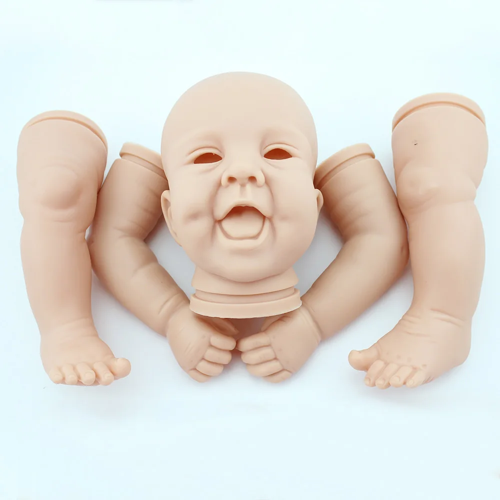 Details about   Unpainted Doll Kids 10" Reborn Baby Doll Mold Full Body Silicone Vinyl DIY Kit 