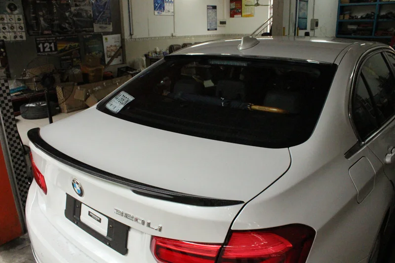 For BMW 3 Series F30 F35 F80  M3 Style 12-17 Carbon Fiber Rear Spoiler (7)