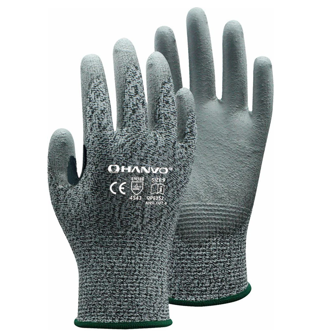 Aramid Fiber Cut Resistant Safety Glove PU ESD Working Glove HPPE Anti Cut Work Glove цена Aramid Fiber Cut Resistant Safety Glove PU ESD Working Glove HPPE Anti Cut Work Glove цены онлайн
