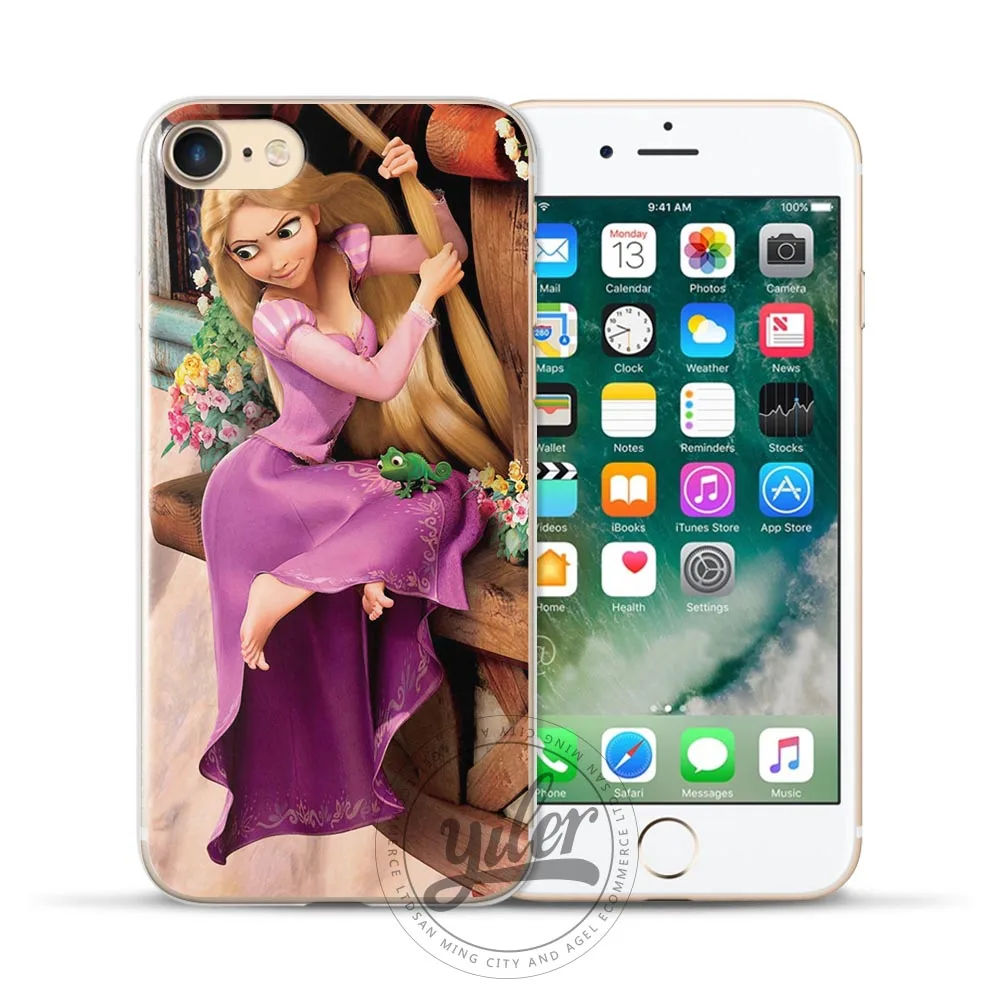 Милый чехол принцессы для iPhone XR, чехол для iPhone 7, 5, 5S, SE, 6 S, 6 S, 7, 8 Plus, X, xS, чехол для iPhone 11 Pro, XS Max, чехол - Цвет: 06