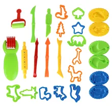 Продукт популярный детский игровой домик игрушка DIY цветной грязевой инструмент плесень набор экологический Пластилин инструмент цветной грязевой инструмент 26 шт