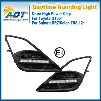 

LED Car Daytime Running Light 12W Cr ee High power 6000K 1320lm Headlights for Toyota GT86/ For S ubaru BRZ/ For Scion FRS12~