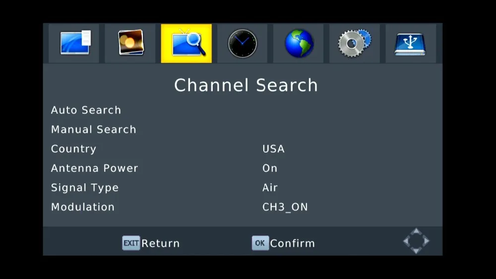 dolby ac3 receptor de tv sintonizador para eua méxico canadá coreano