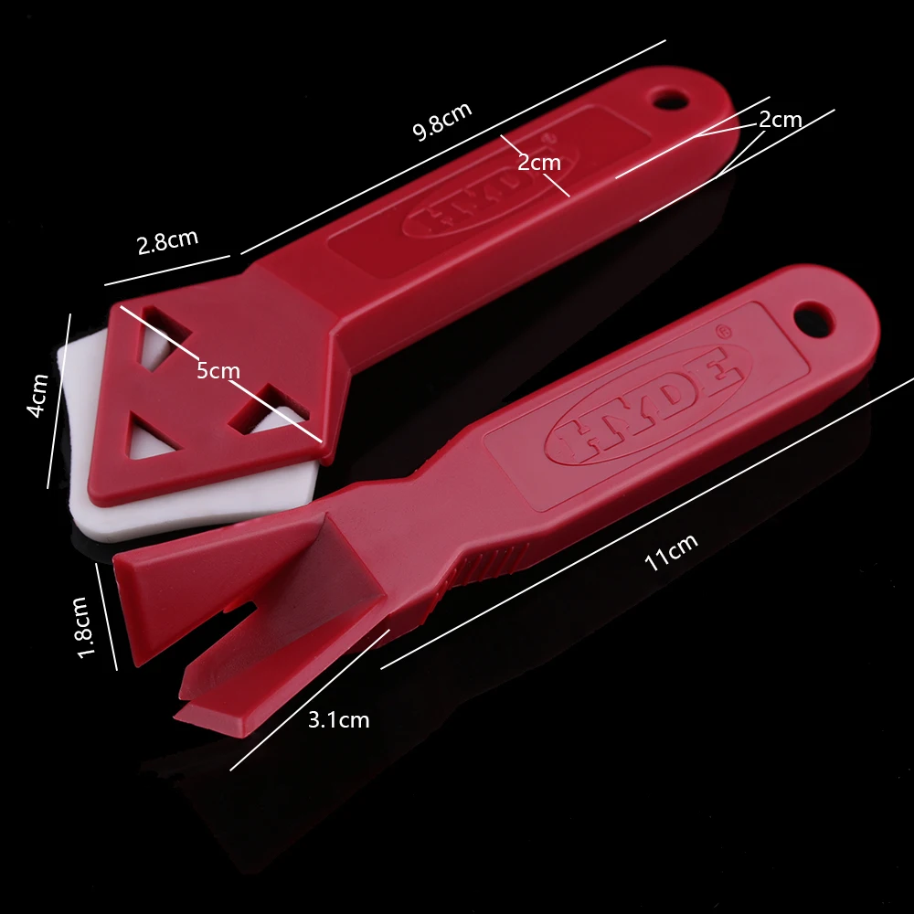 2pcs Set Mini Handmade Tools Glass Cement Scraper Utility