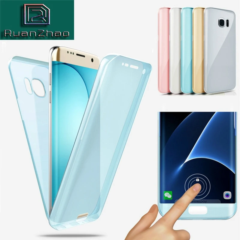 

360 Full body Cases For Samsung Galaxy S9 S8 A8 Plus 2018 S6 S7 Edge A3 A5 A7 2016 J3 J5 Pro J7 2017 Soft Clear TPU Coque note8