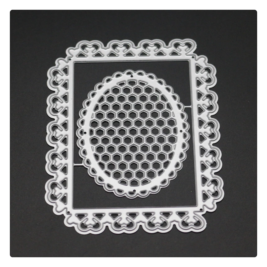 

1752 Love Lace Cover Scrapbook Metal Cutting Dies For Scrapbooking Stencils DIY Album Cards Decoration Embossing Folder Die Cuts
