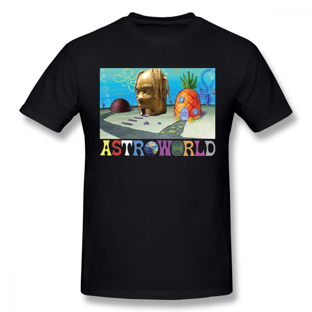 Travis scott T shirt Astroworld Hip hop Tees Homme Tee ...