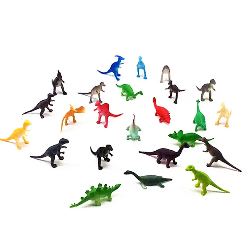 Mix 50 шт. мини модельки динозавров тираннозавр рекс Стегозавр Triceratops фигурки Модель Куклы Игрушка-вкладыш