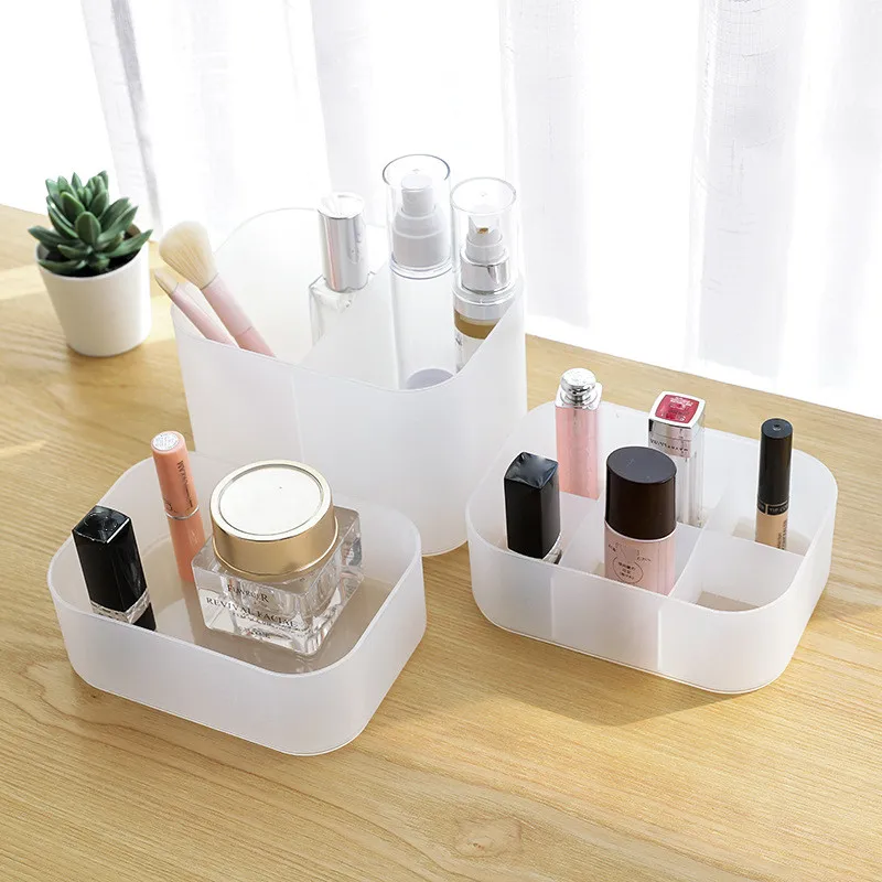 

Portable Makeup Organizer Lipstick Holder Storage Box Simple Desktop Cosmetic Dressing Penteadeira Organizador De Maquillaje