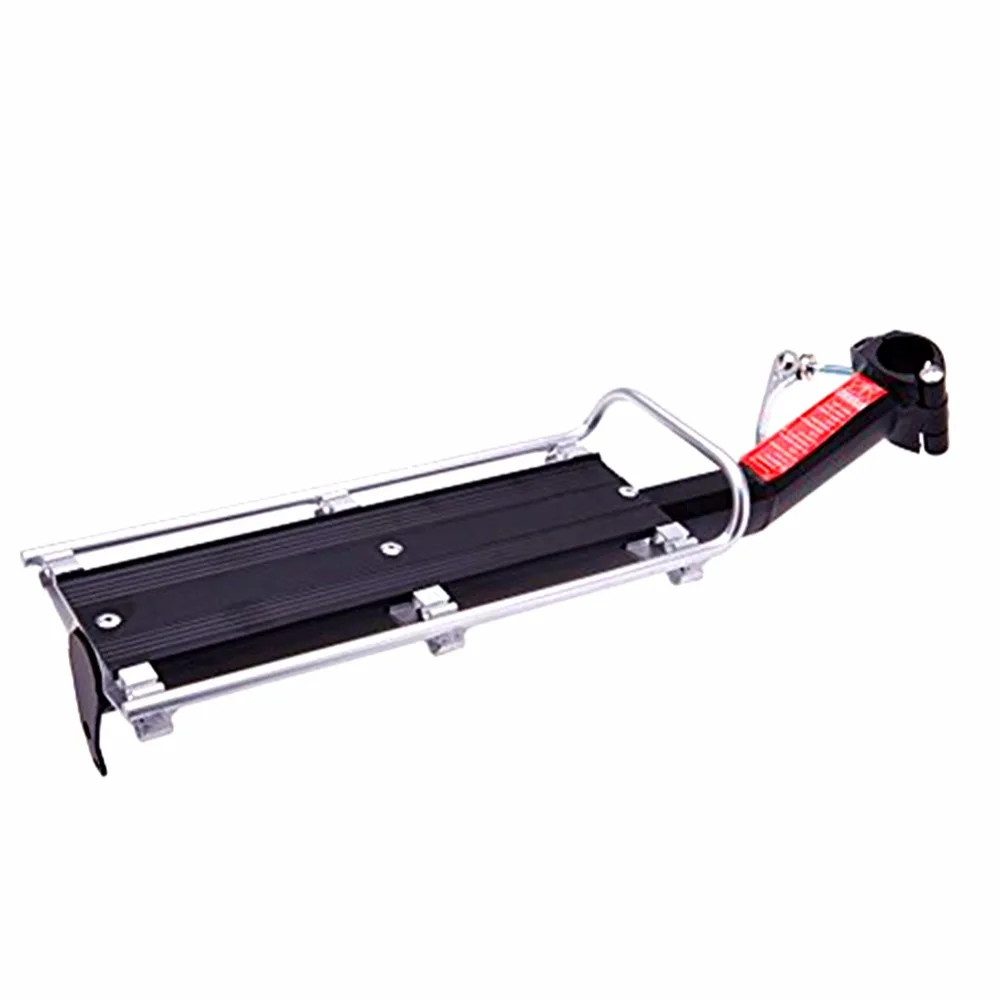

LumiParty Bicycle Carrier Rack Adjustable Aluminium Alloy Universal Rear Mount Quick Release Bike Rack Back Carriage Seatpost