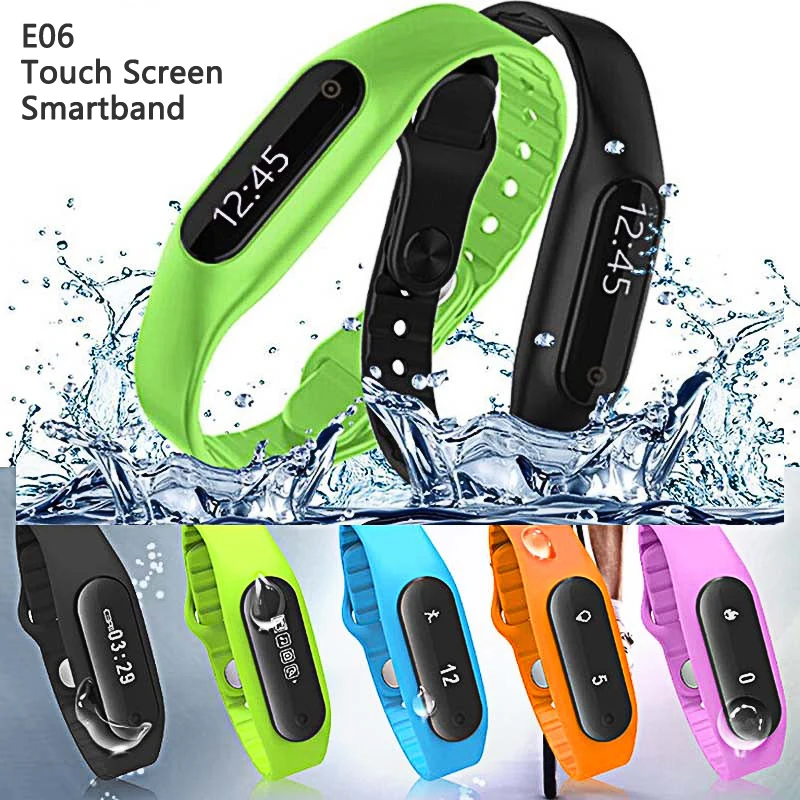 Оригинал Смарт Браслет Браслет Шагомер Шагомер Фитнес-Трекер Сенсорный Экран Smartband Bluetooth 4.0 для Смарт-Мобильный Телефон