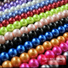 Miçangas espaçadoras de pérolas, 250 peças, bola solta, de vidro 4mm, branco, preto e marrom, indigo, mistura para jóias, frete grátis fazer artesanato diy