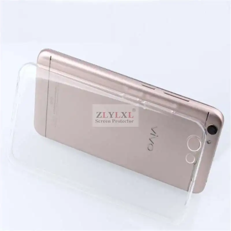 

Soft transparent tpu silicone phone bag back cover case for vivo Y66 y65