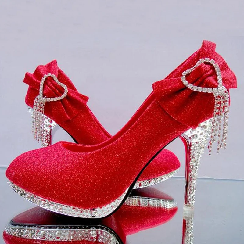 2016 Whole Price Autumn And Winter Bridal Shoes Stilettle Heel 2016 Whole Price Autumn And Winter Bridal Shoes Stilettle Heel Women Pumps Red Bottom Wedding Party Prom Chaussure Femme In S From On