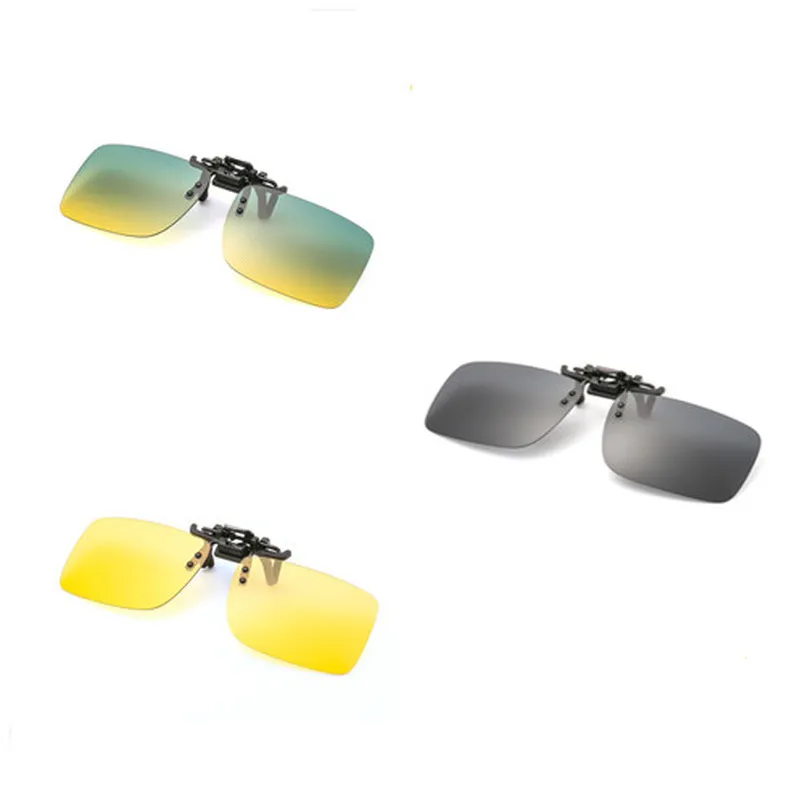 

1PC Unisex Fishing Eyewear Clip On Style Sunglasses UV400 Polarized Fishing Eyewear Day Time / Night Glasses