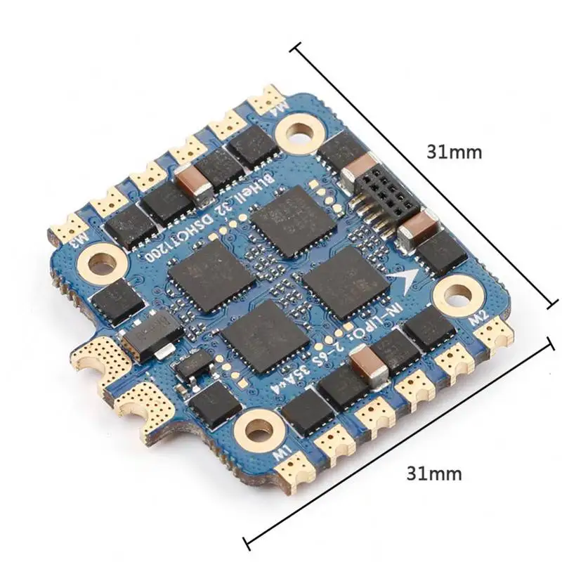 IFlight sucex F4 Mini 35A 2-6S Dshot1200 4 в 1 бесщеточный ESC для радиоуправляемого дрона квадрокоптера модели запчасти аксессуары