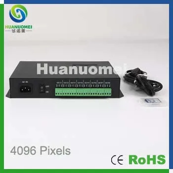 

AC90-260V led pixel led strip led module control rgb led controller 4096pixels with SD card software
