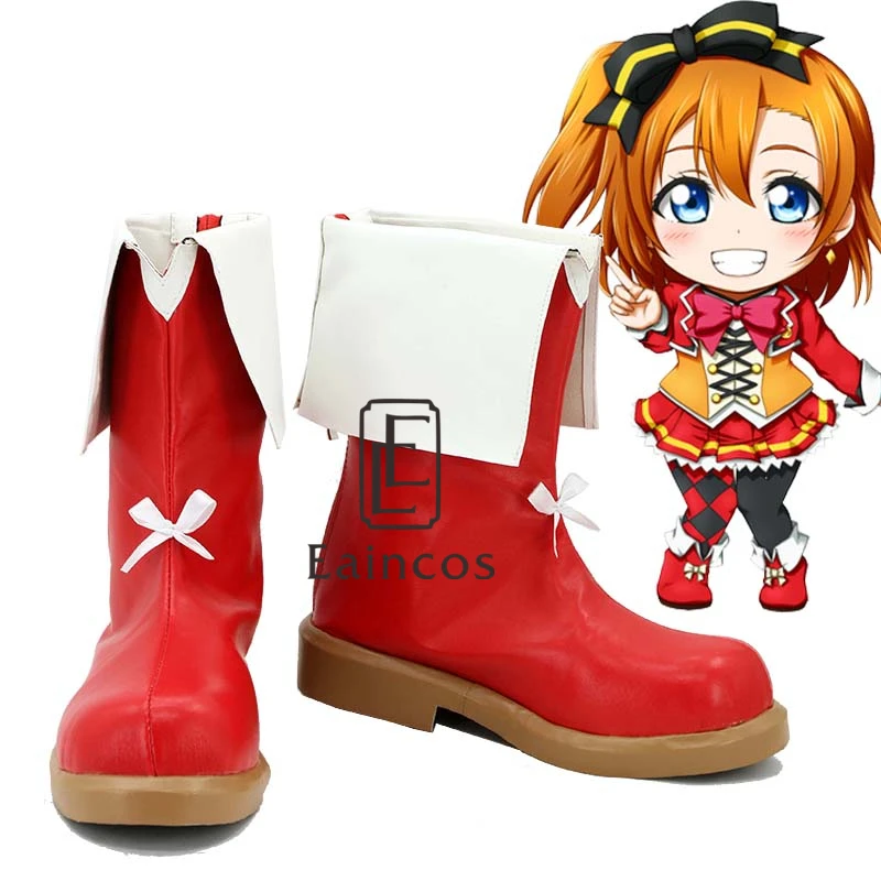 Аниме LoveLive! Школьная обувь для косплея сапоги в стиле Хонока вечеринок на заказ |