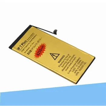 

100pcs /lot 4250mAh 0 zero cycle Replacement Li-Polymer Battery For iPhone 7Plus 7+ 7 Plus Accumulator Batteries