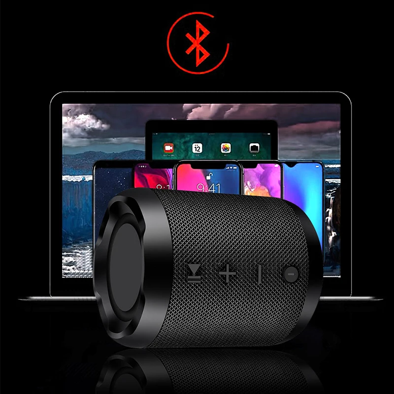 LIGE 2019 New Portable Bluetooth Speaker With 10W Stereo Surround Sound