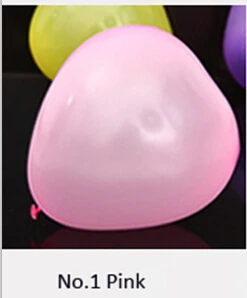 HAOCHU 1" в форме сердца воздушные шары украшения свадьба день рождения баллон любовь латексные балы de festa классические детские игрушки 100 шт./партия - Цвет: pink