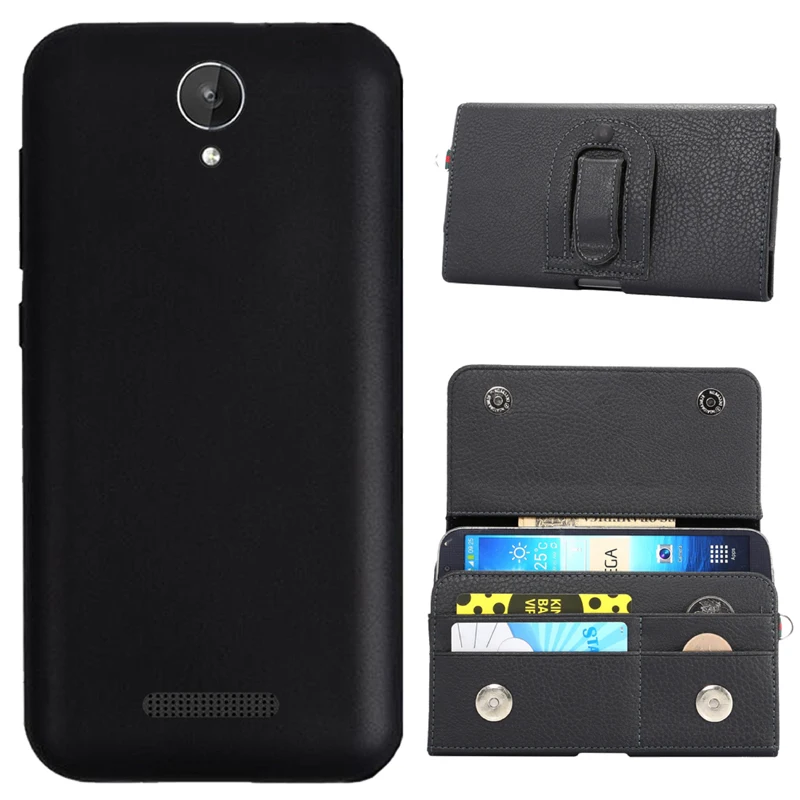 

iTien High quality Business Style Protection Holder Leather Cover Case For Micromax Q380 TPU Silicone Shell Wallet Etui Skin