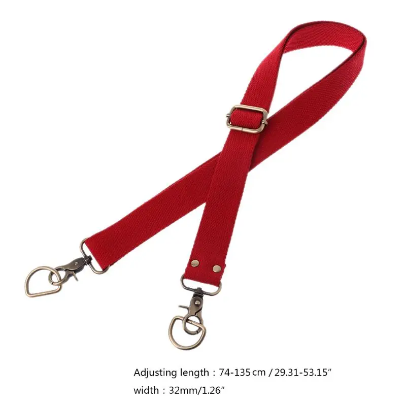 

Adjustable Canvas Travel Shoulder Strap Bag Handle Crossbody Handbag Replacement DIY Accessories