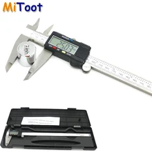 1" 300 мм Цифровой ЖК-дисплей металл и пластик штангенциркуль Верньер, микрометр, поставляется в оригинальной коробке
