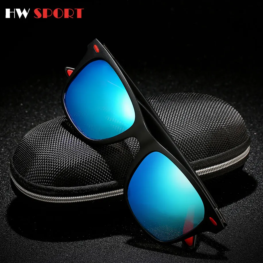 

HW Sport Fishing Eyewear Sunglasses Men UV400 Driving Cycling Polar Polarized Polarizing Lens Glasses