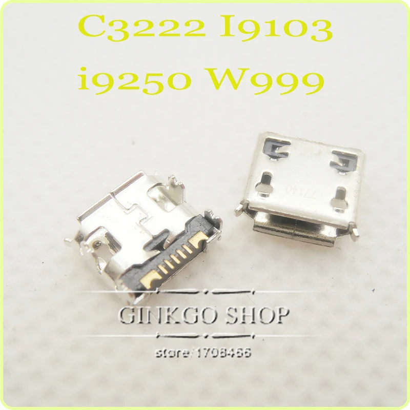 Оригинальный Новый USB разъем Micro Зарядка для Samsung S3850 W999 I9250 I929 I9103 порт передачи
