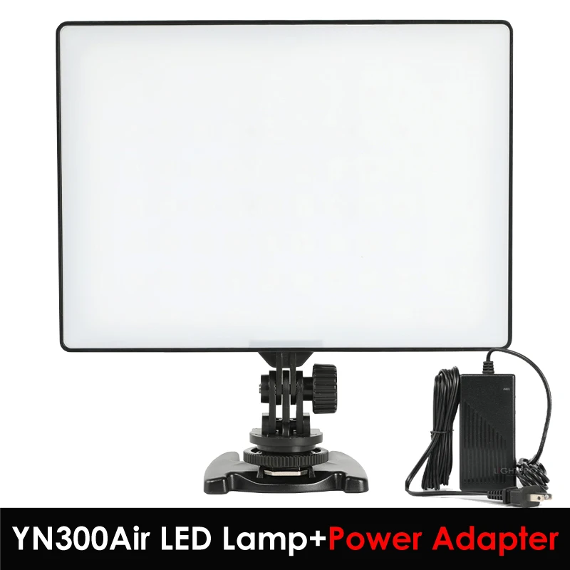 

YONGNUO YN300 YN-300 Air LED Camera Video Light 3200K-5500K with AC Adapter for Canon Nikon Camera DSLR & Camcorder